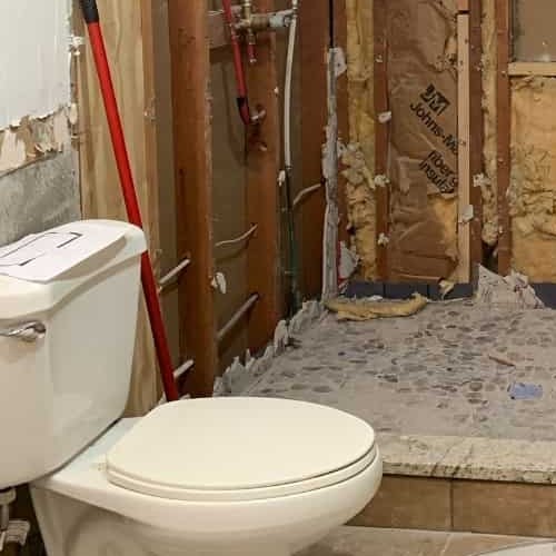 Bathroom Demolition In Chamblee GA. 